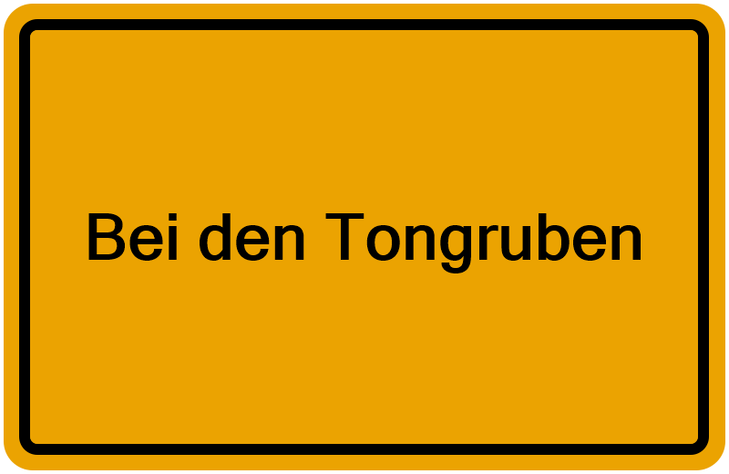 Handelsregisterauszug Bei den Tongruben